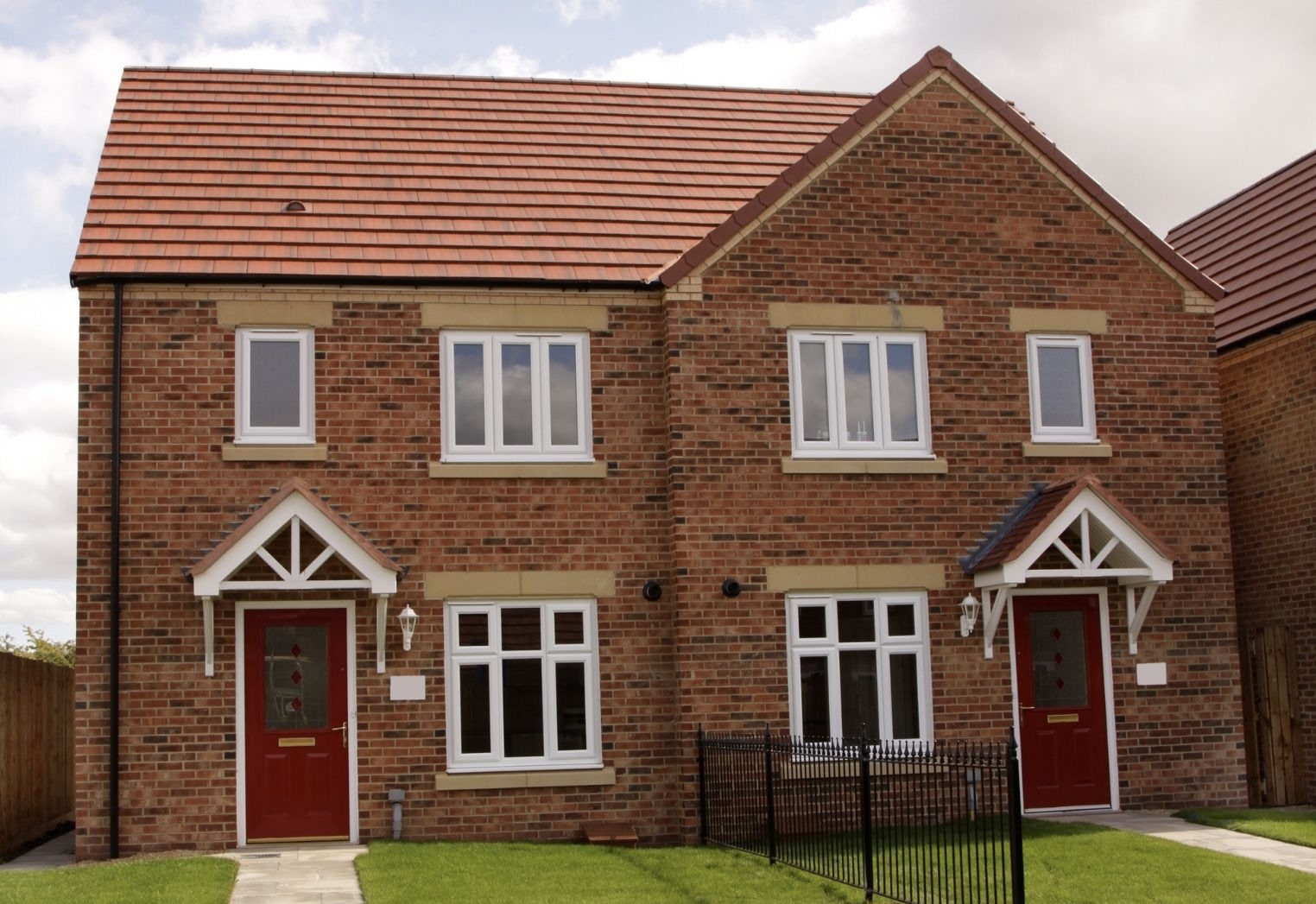 A semi-detached new build property in the Fylde coast area